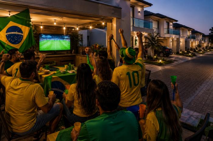 Copa do Mundo nos condomínios: quando a paixão pelo futebol encontra os limites da convivência