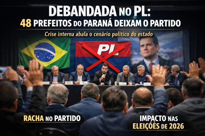 Crise explode no PL: saída em massa de prefeitos abala estrutura do partido no estado