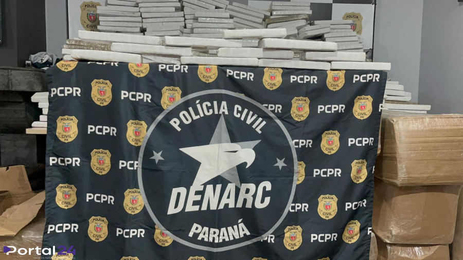 Delegada destaca apreensão de 1,4 tonelada de droga em ação conjunta em Cascavel