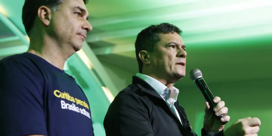 Moro lança pré-candidatura ao Governo do Paraná em evento com Flávio Bolsonaro
