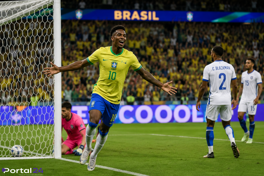 Brasil goleia Panamá em amistoso e encerra preparação no país para a Copa do Mundo