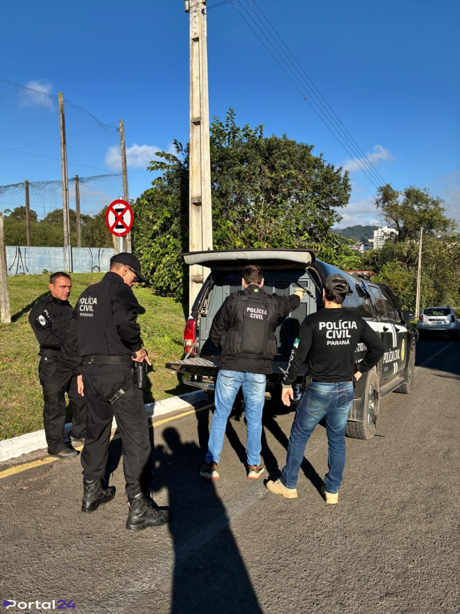 Homem condenado a 14 anos por estupro de vulnerável é preso pela Polícia Civil em Castro