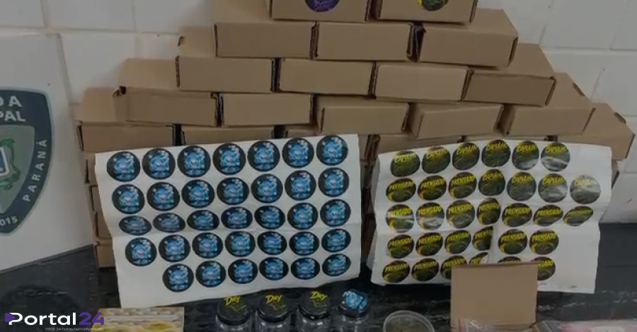 Suspeita de tráfico é detida pela ROMU após apreensão de drogas e equipamentos em Cascavel