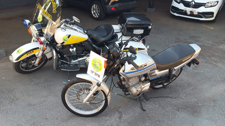 Motocicleta com sinais adulterados é apreendida durante Operação Corpus Christi em Toledo