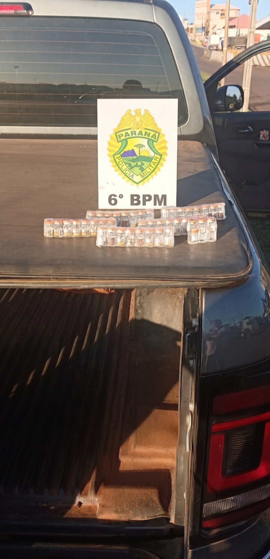 Patrulha Rural apreende medicamentos contrabandeados em Matelândia