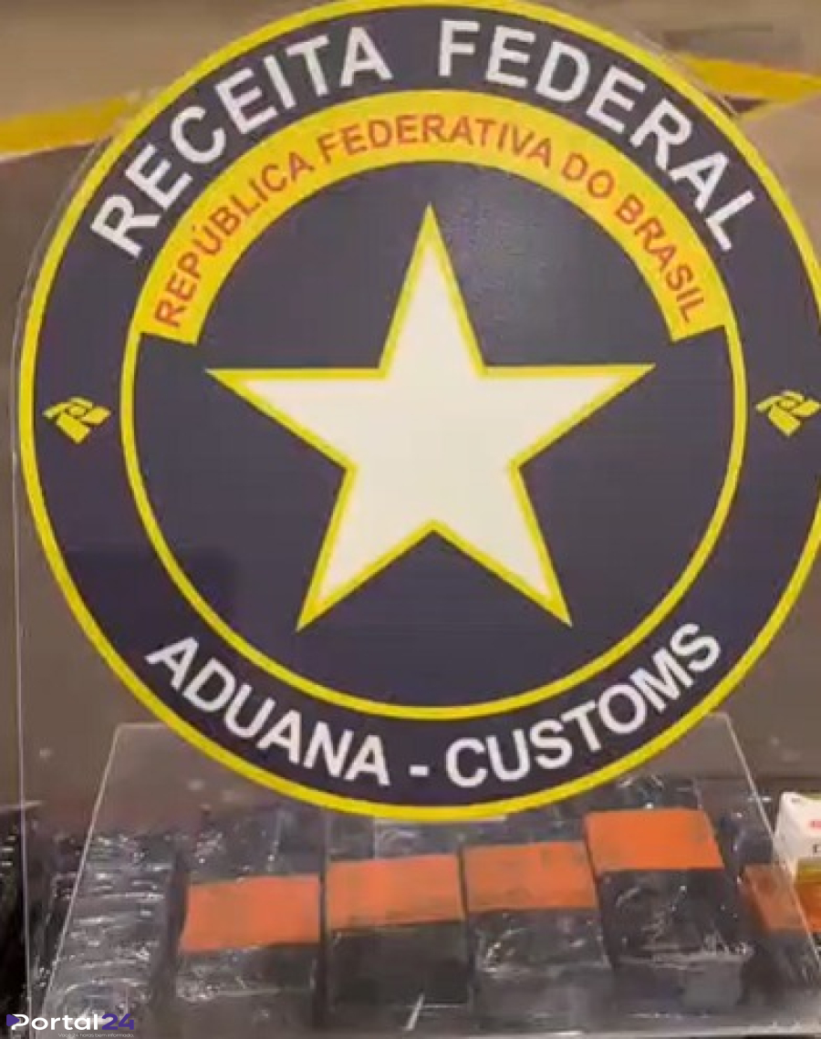 Receita Federal apreende medicamentos para emagrecimento e anabolizantes avaliados em R$ 500 mil na Ponte da Amizade
