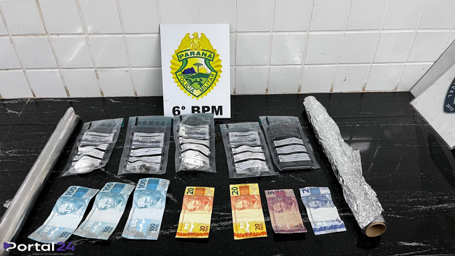 Homem é preso por tráfico de drogas na BR-163, em Santa Lúcia