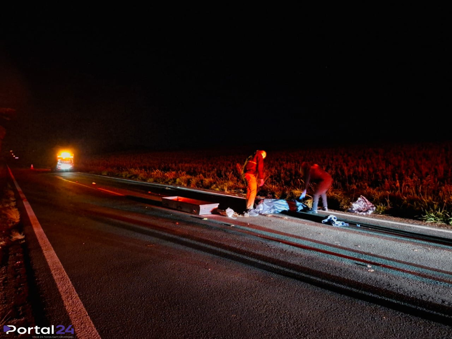 Pedestre morre em circunstâncias misteriosas na PR-317 em São José das Palmeiras
