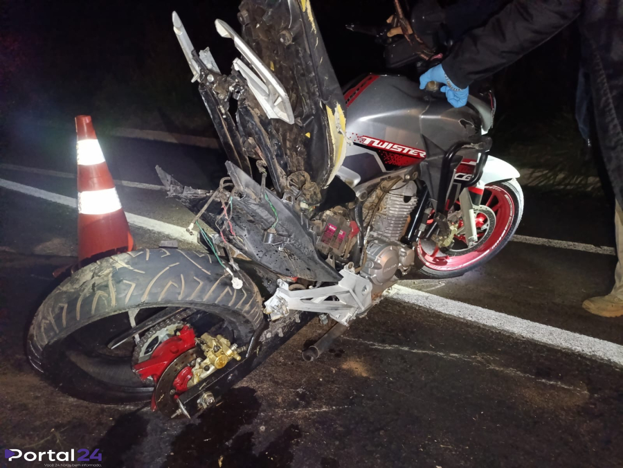 Motociclista morre após colisão traseira na BR-376 em Paranavaí