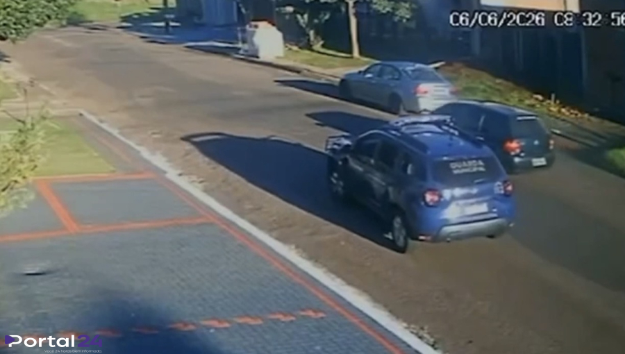 Perseguição em alta velocidade é flagrada por câmeras em Cascavel