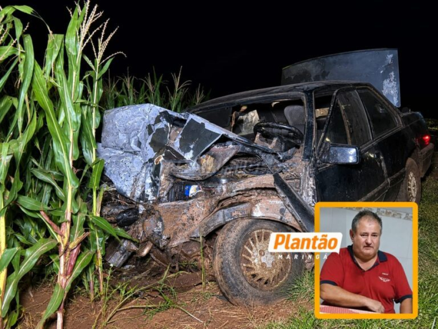 Motorista morre após colisão frontal entre carro e carreta na PR-323
