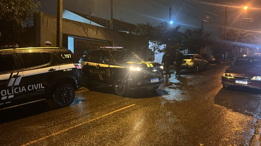 Polícia Civil cumpre mandados em Cascavel contra grupo investigado por tráfico interestadual de drogas