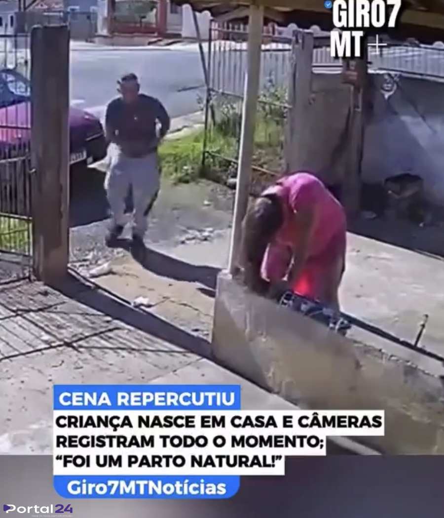 Parto de emergência é registrado por câmera em Ibaiti