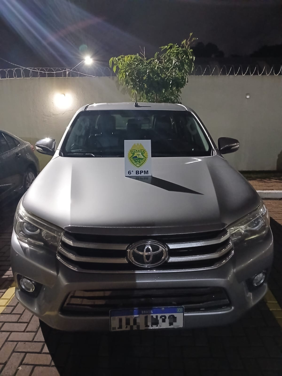Homem é preso após tentar furtar Hilux e confessar que levaria veículo para o Paraguai