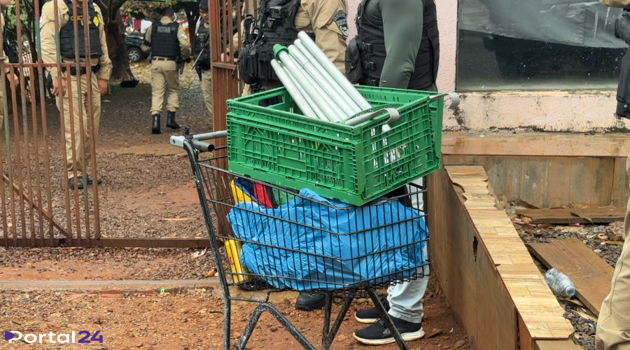 Ação policial no Cancelli termina com três presos, drogas apreendidas e objetos recuperados