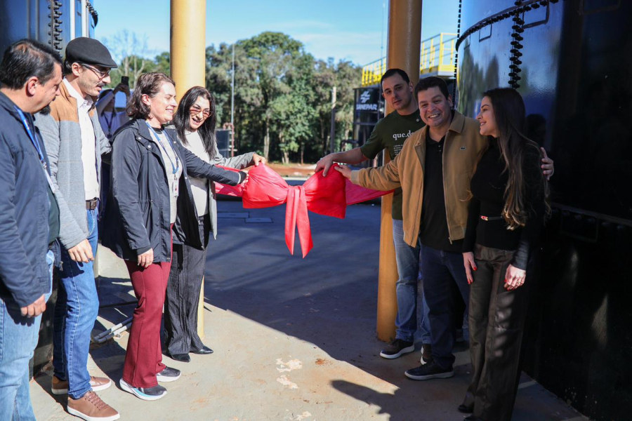 Entrega de estação da Sanepar amplia saneamento em Quedas do Iguaçu