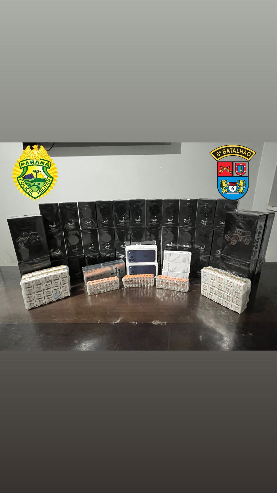 Choque encontra contrabando dentro de duto de ar-condicionado