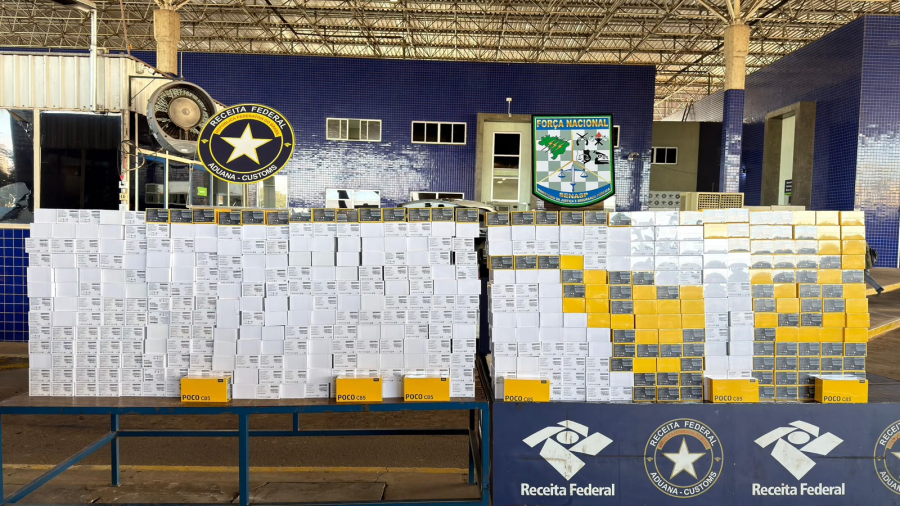 Receita Federal apreende 460 celulares com estudante de medicina na Ponte da Amizade