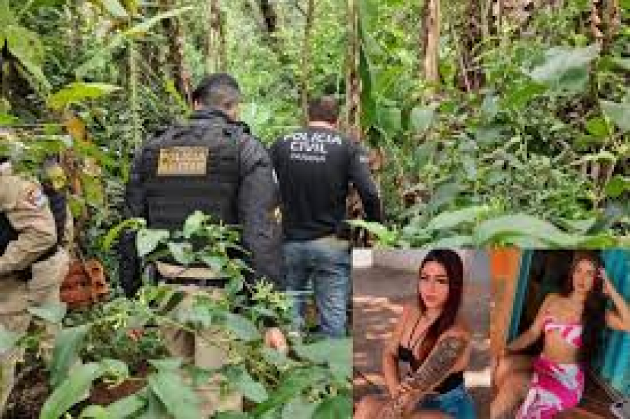 Polícia realiza nova varredura em área rural na busca por primas desaparecidas em Cianorte