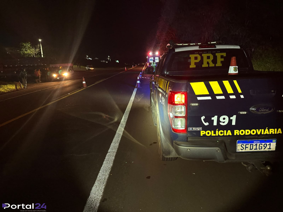 Mulher morre após ser atropelada na BR-369 em Santa Mariana