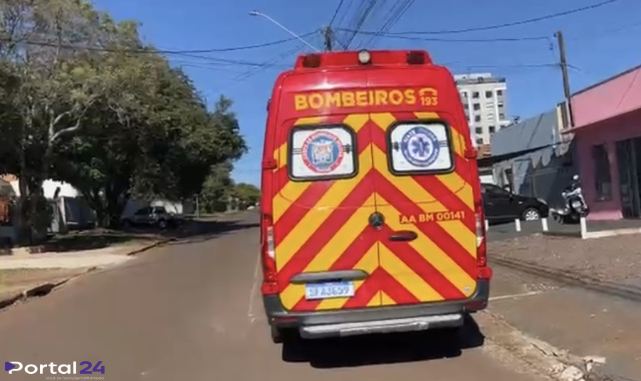 Trabalhador fica ferido após cair de escada durante serviço em Cascavel