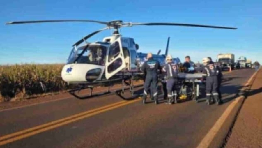 Homem fica ferido em acidente entre Toledo e Assis Chateaubriand