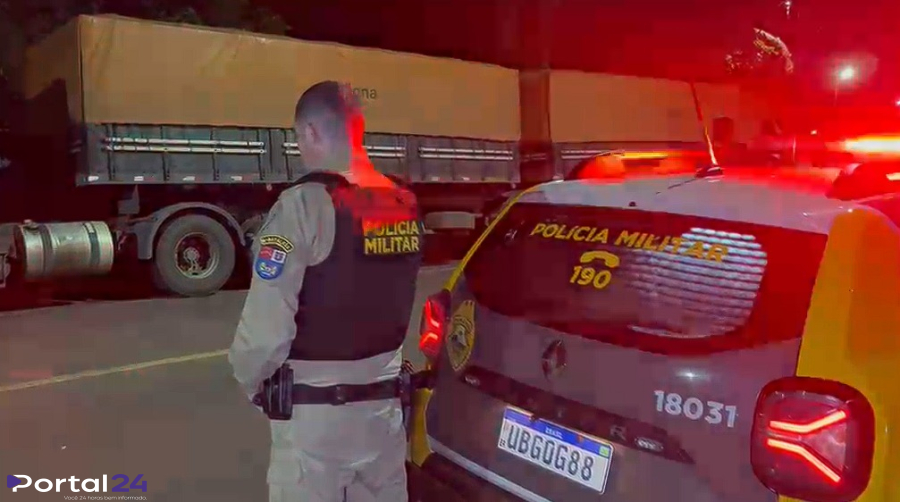 Motorista é preso suspeito de desviar carga de soja que seguia para o Porto de Paranaguá, em Cascavel