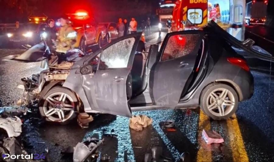Acidente na PR-444 em Apucarana deixa três pessoas gravemente feridas e motorista foge do local