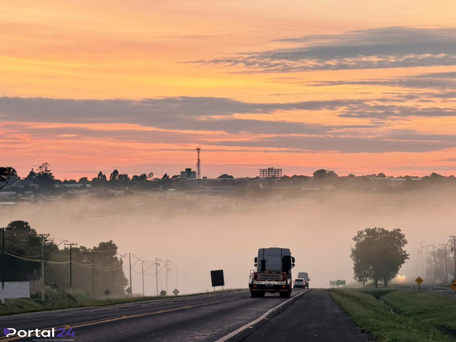 Frio predomina e tempo firme marca o domingo em Cascavel