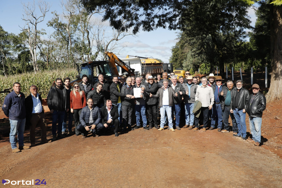 Prefeitura autoriza asfaltamento da Estrada 4 Fronteiras em Juvinópolis com investimento de R$ 8,2 milhões, em Cascavel