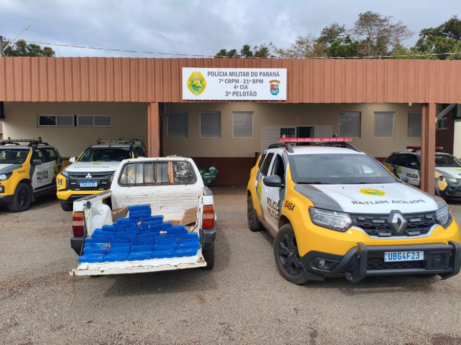 Morador de Santa Tereza do Oeste é preso com 32kg de maconha em Realeza