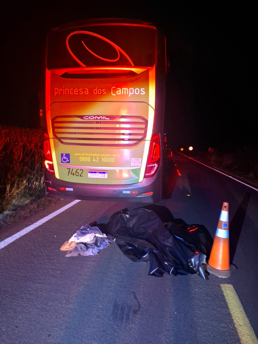 Pedestre morre atropelado na PR-484