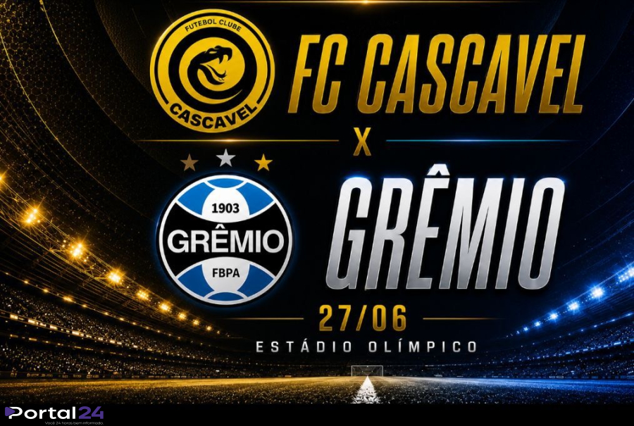 Amistoso em Cascavel: FC Cascavel enfrenta o Grêmio neste sábado (27)