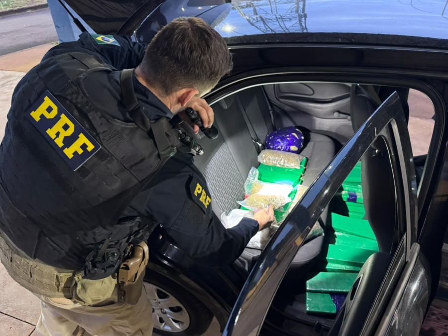 Ações da PRF resultam na apreensão de quase 1,3 tonelada de drogas e na recuperação de veículos adulterados
