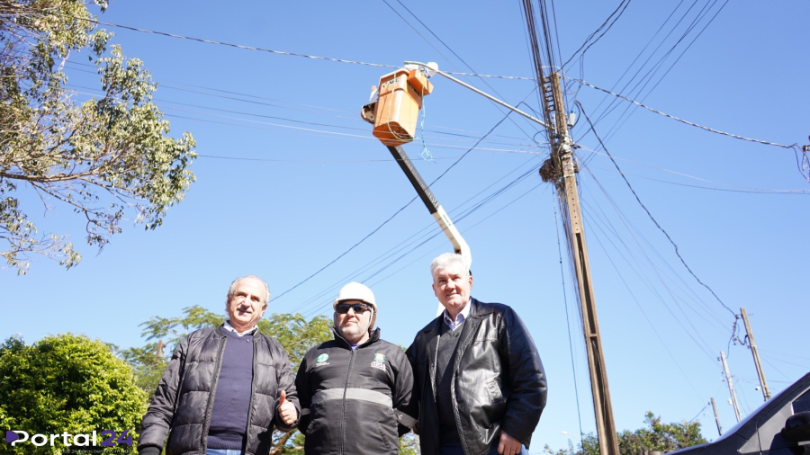 Prefeitura intensifica mutirão para garantir iluminação 100% em LED em Cascavel