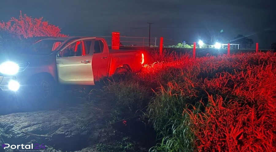 Furto durante jogo da Seleção termina com recuperação de Hilux e confronto armado no Noroeste