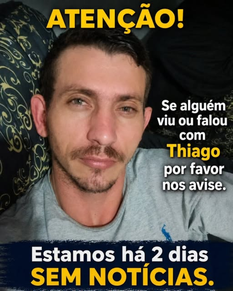 Família busca por homem desaparecido em Anahy; pertences foram encontrados na beira de riacho