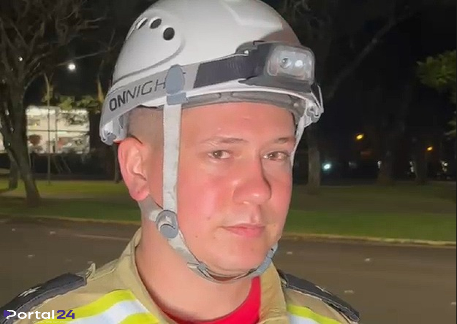 Tenente do Corpo de Bombeiros fala sobre acidente em que motorista fugiu após atingir motocicleta em Cascavel