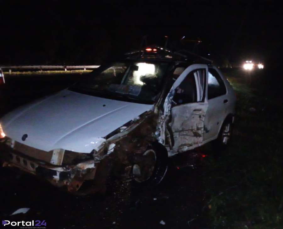 Grave acidente na BR-277 em Guaraniaçu deixa um motorista morto
