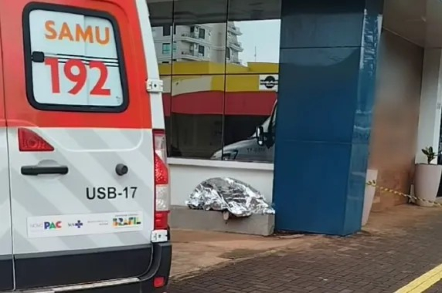 Homem de 39 anos é encontrado morto em banco na área central de Marechal Cândido Rondon