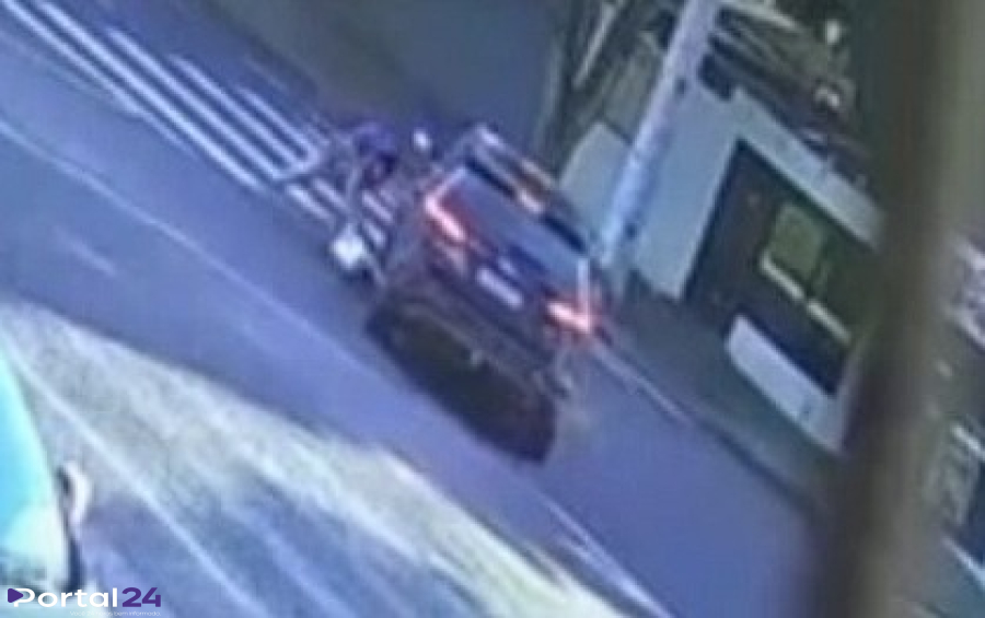 Gestante de oito meses e criança de 2 anos são atropeladas na faixa de pedestres em Maringá