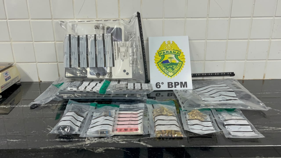 Homem é preso com armas e munições no Santo Onofre