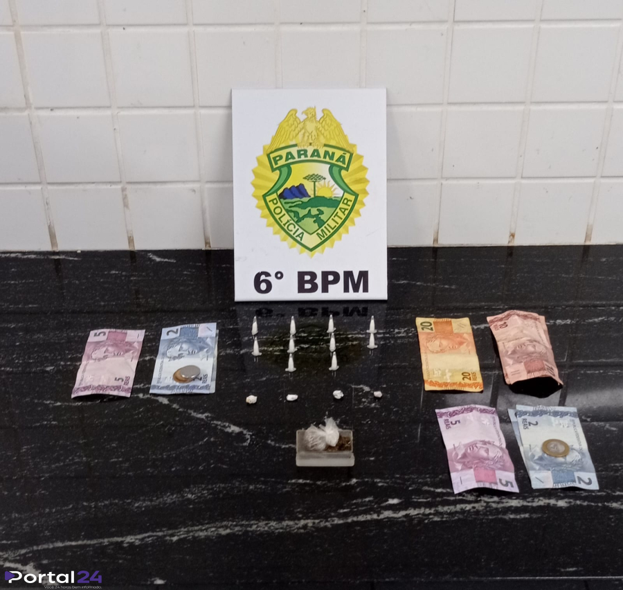 Duas pessoas são presas por tráfico de drogas durante ação do CHOQUE em Cascavel
