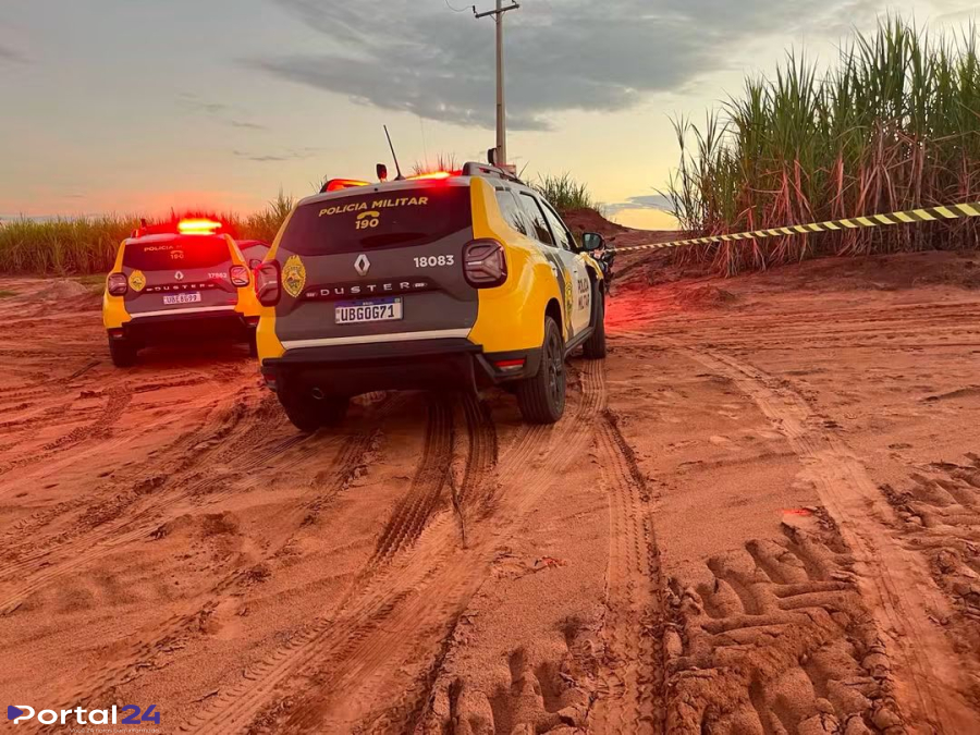Corpo é encontrado em canavial entre Ivaté e Jardim do Ivaí, no noroeste do Estado. Polícia Civil investiga o caso