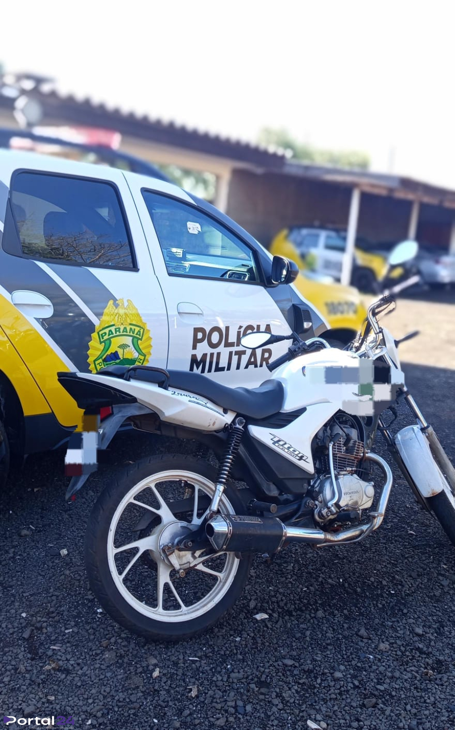 Jovem é preso com motocicleta adulterada em Quedas do Iguaçu