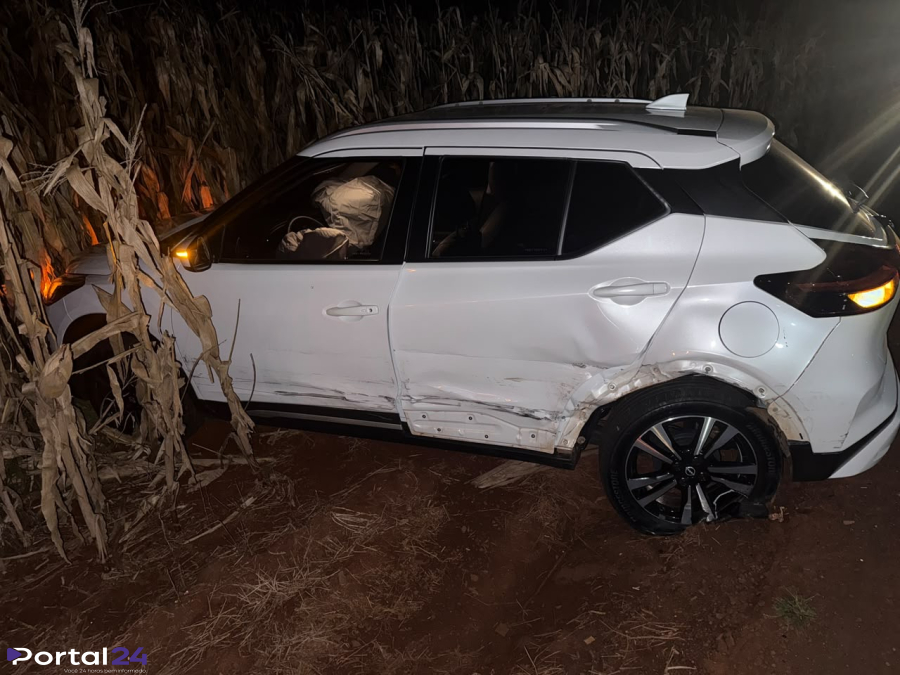 Colisão entre veículos deixa homem ferido na PR-239, em Assis Chateaubriant