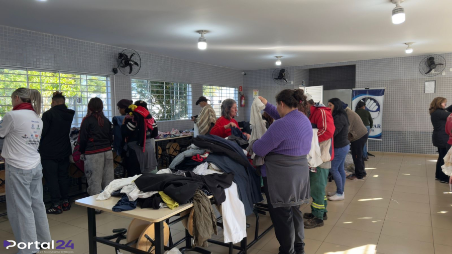 Brechó Social do Provopar oferece roupas e cobertores gratuitos no Bairro Melissa