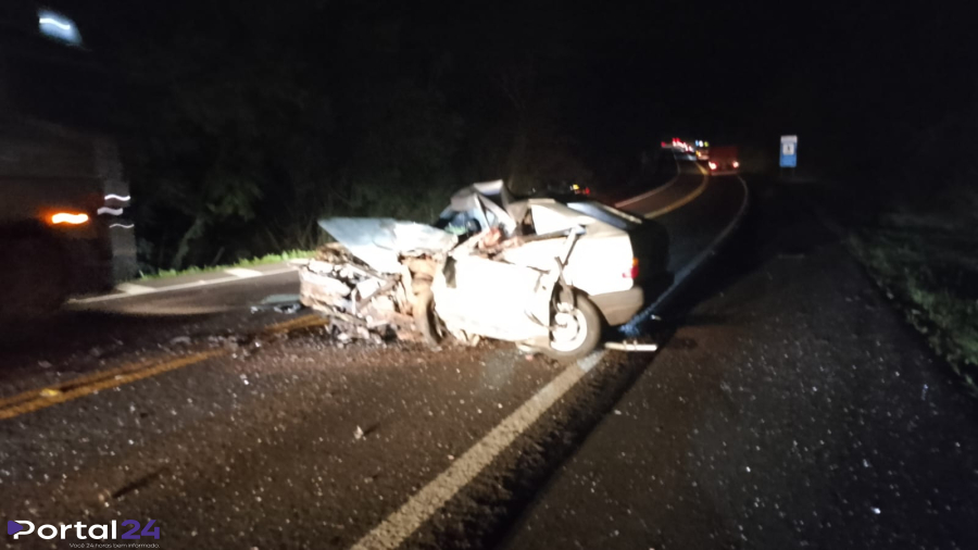 Motorista morre em grave acidente na BR-277 em Nova Laranjeiras