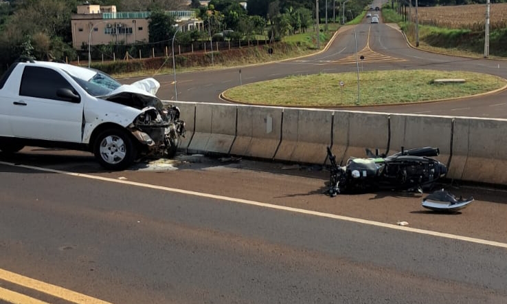 Motociclista morre após grave acidente na Perimetral Leste, em Foz do Iguaçu