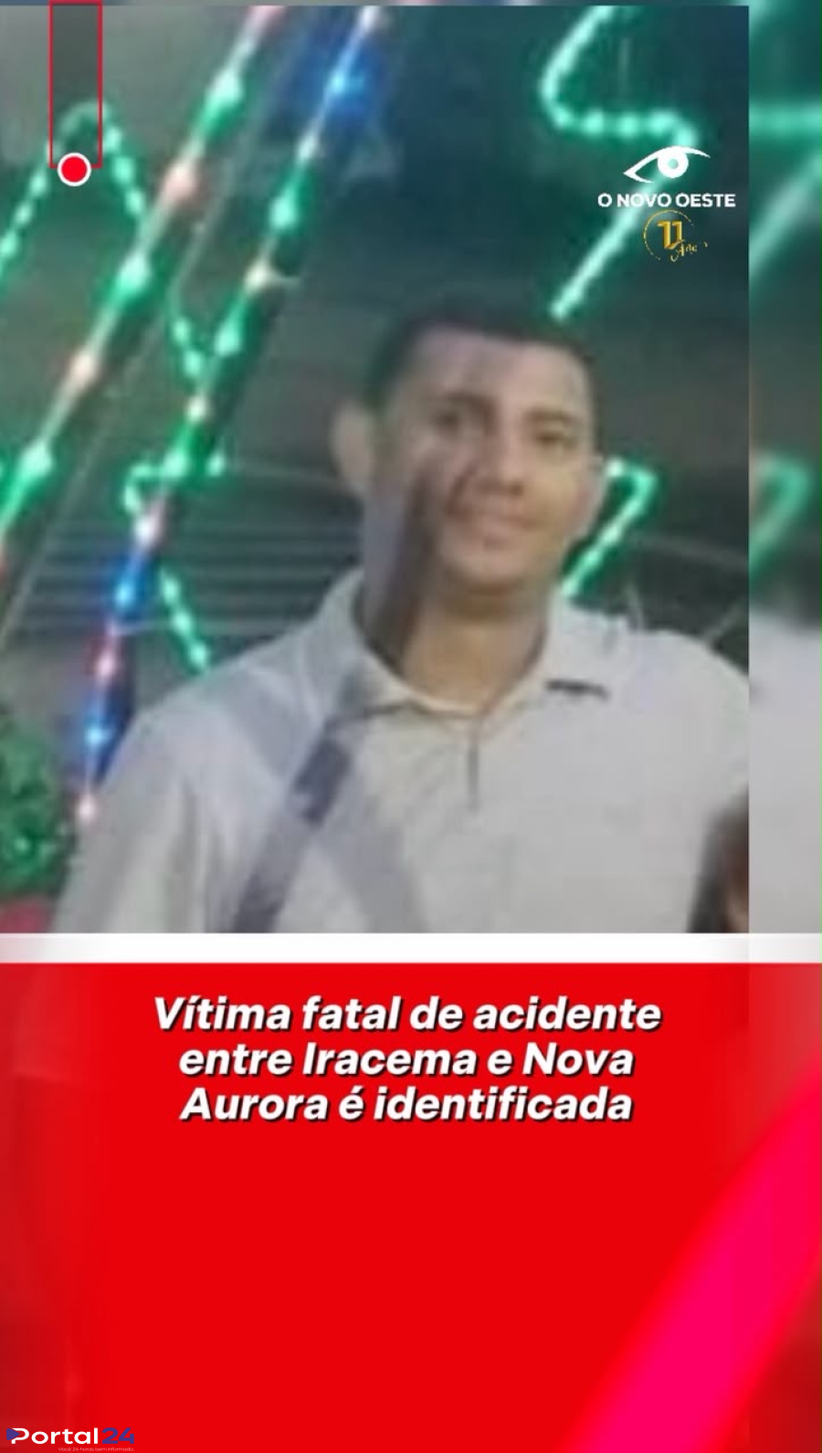 Tragédia na PR entre Iracema do Oeste e Nova Aurora deixa uma vítima fatal